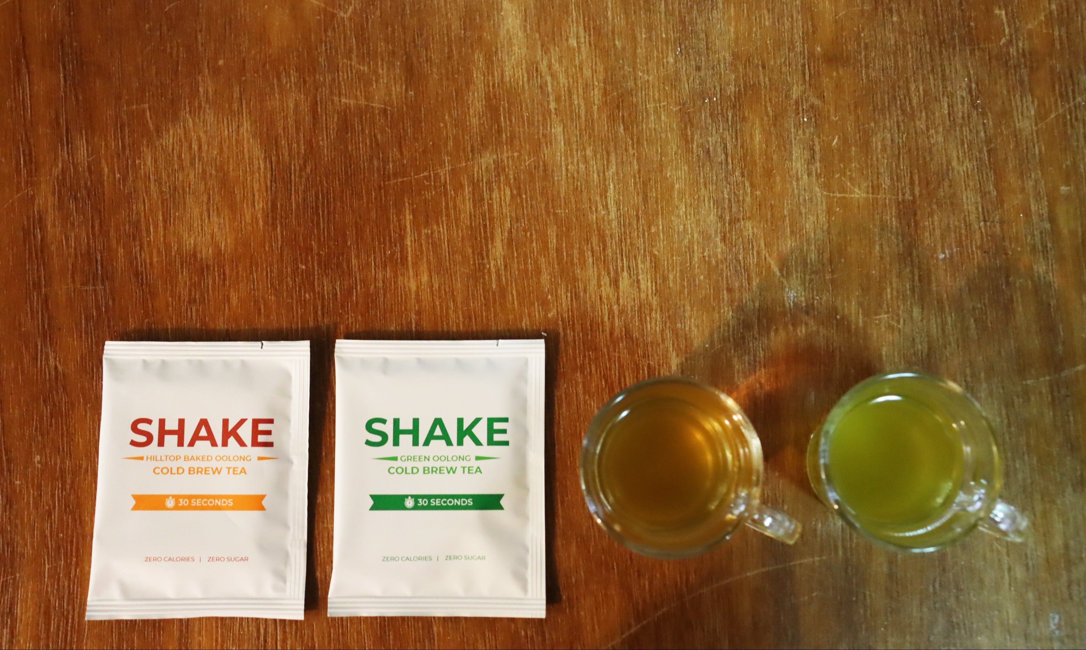 Shake Cold Brew Tea
just shake 30 seconds
smooth, refreshing taste
without the need for hot water